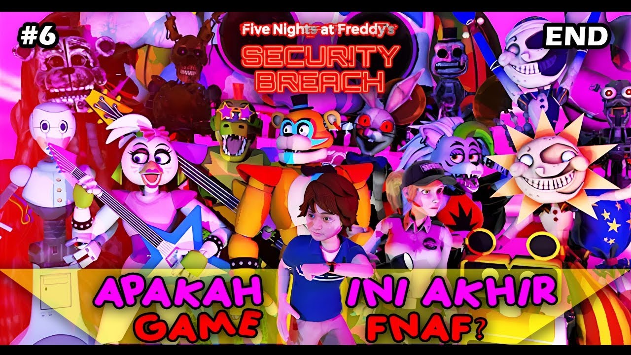 FNAF SECURITY BREACH: CARA CEPAT LOLOS DARI KEJARAN ANIMATRONICS