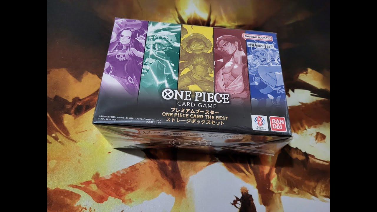 PREMIUM BOOSTER - ONE PIECE CARD THE BEST- STORAGE BOX SET