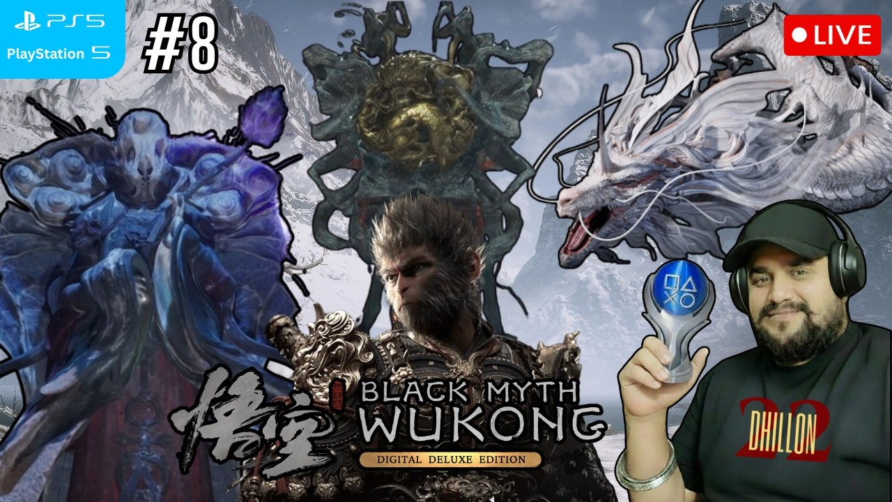 {PLATINUM TROPHY RUN} CHAPTER [3] 3 BOSS FIGHT BLACK MYTH WUKONG EPISODE [#8] LIVE PS5 GAMEPLAY