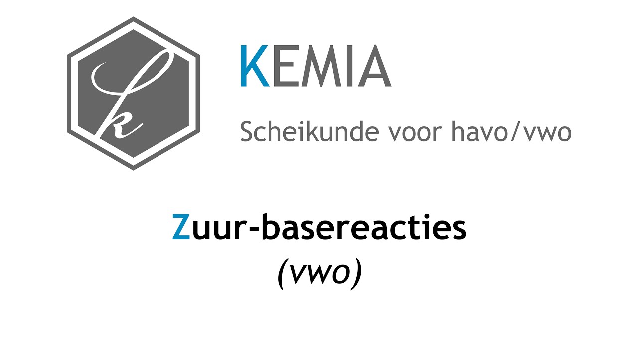 Zuur-basereacties (vwo)