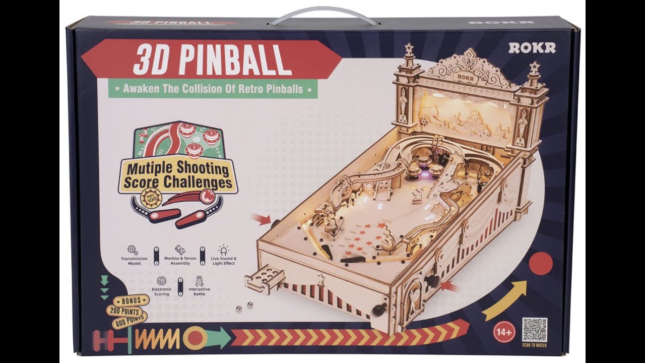 ROKR EG01 3D Circus Pinball Machine