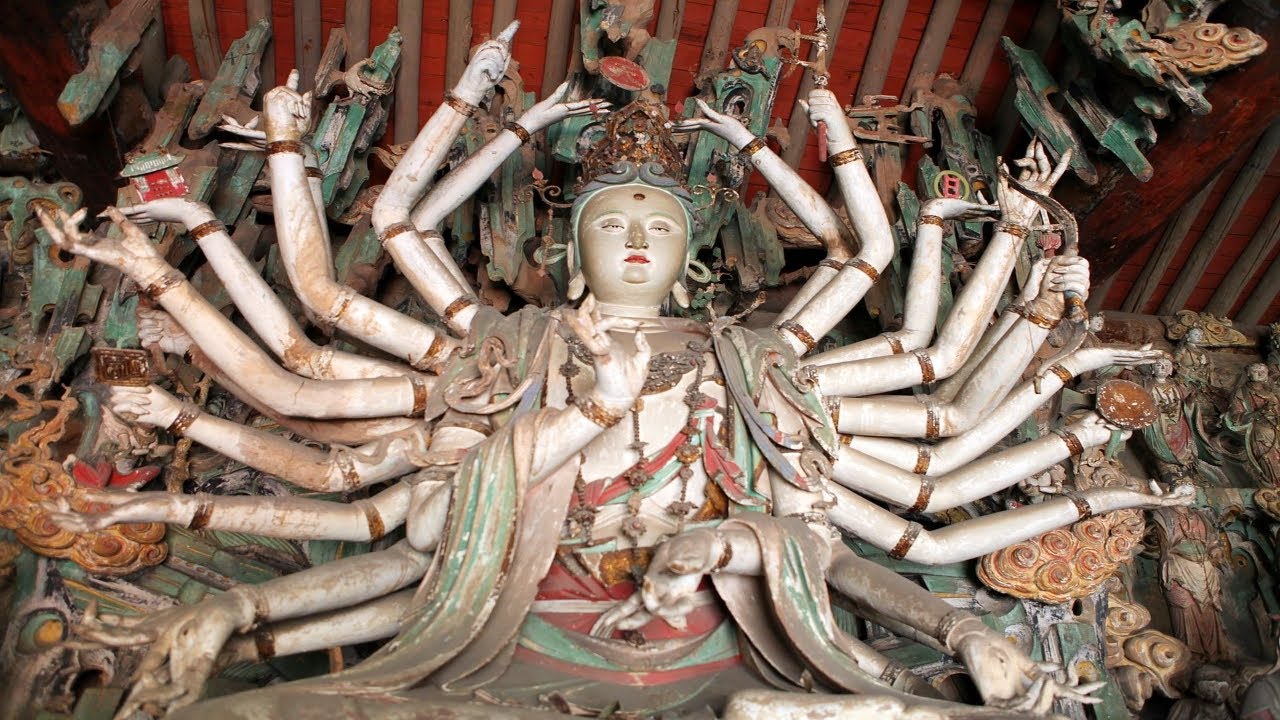 双林寺 佛教雕塑艺术的瑰宝  中國第一韋陀護法塑像