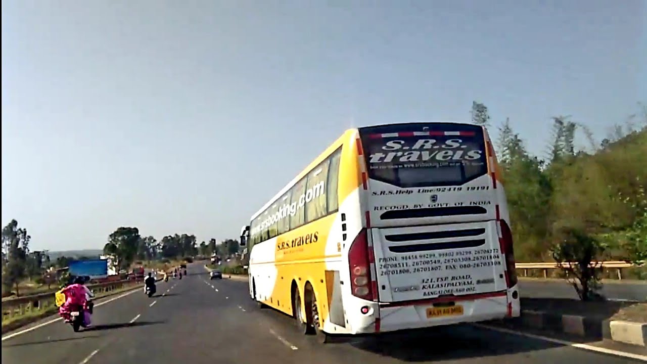 SRS VOLVO B11R TOP SPEED 120KMPH CHASING