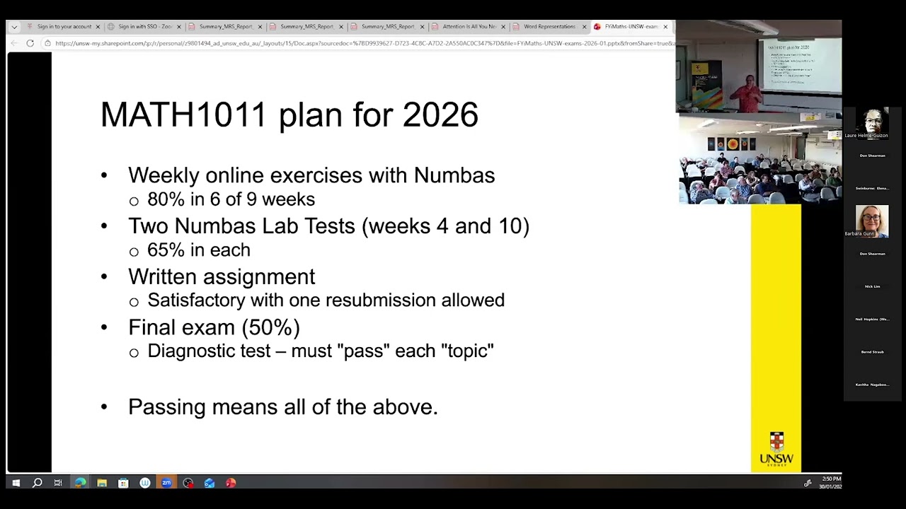 Using a Numbas diagnostic test for efficient assurance of learning