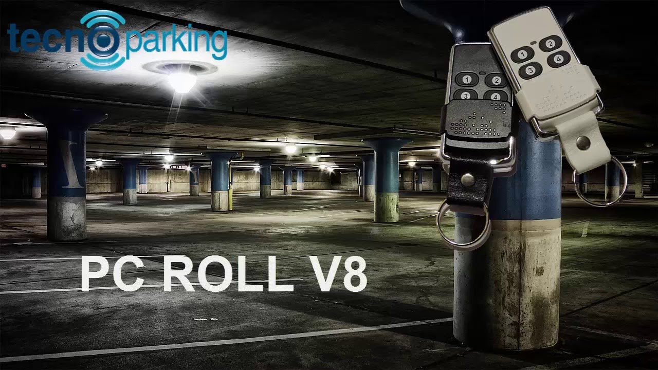 PC ROLL V8 [Tecnoparking] Duplicar mando de garaje