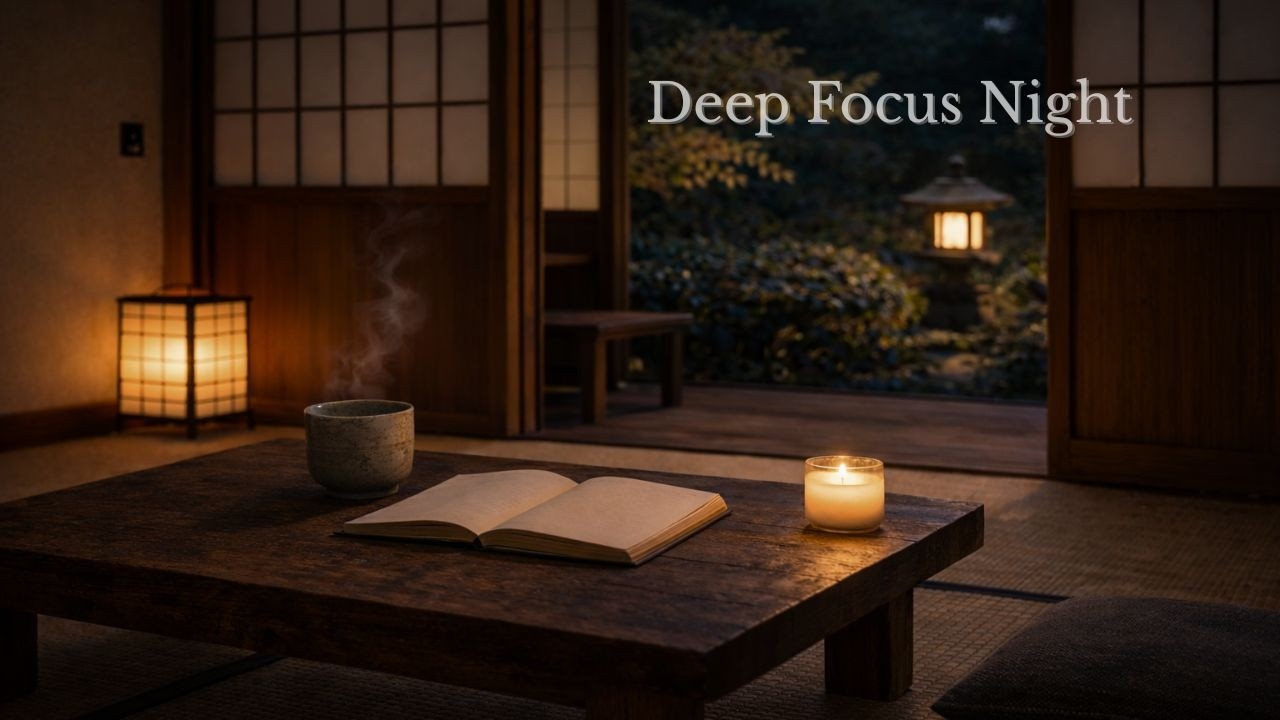 Deep Focus Night～Lo-Fi Music For Study , Work and Relax