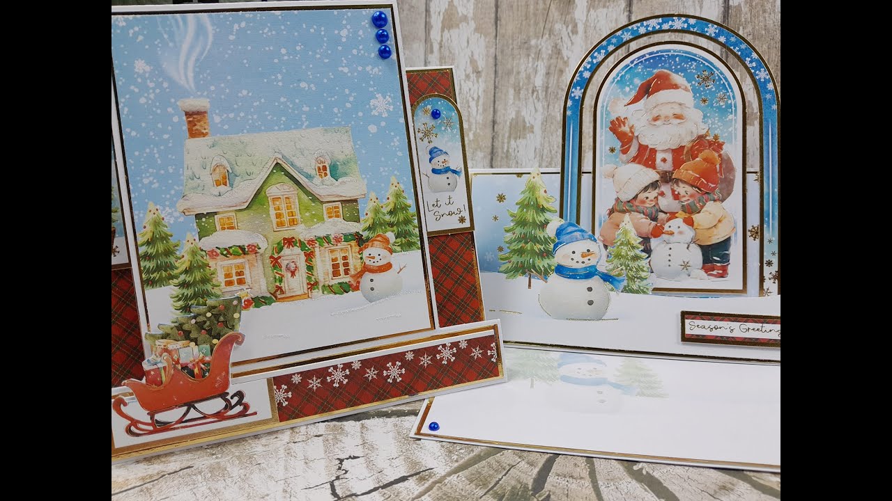 Crafting with Hunkydory Magazine issue 78 Free Kit  - Santa's on his way - Let It Snow