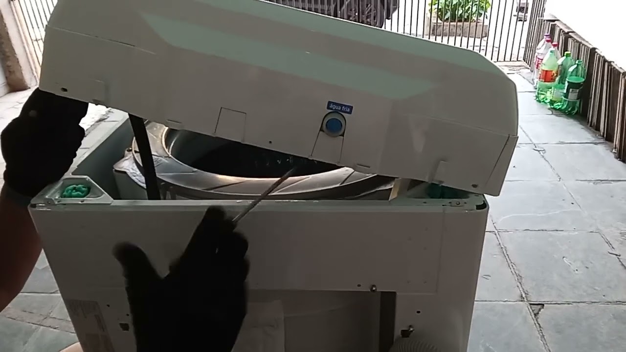 Como retirar a Placa eletronica Lavadora Midea modelo:Ma500W13