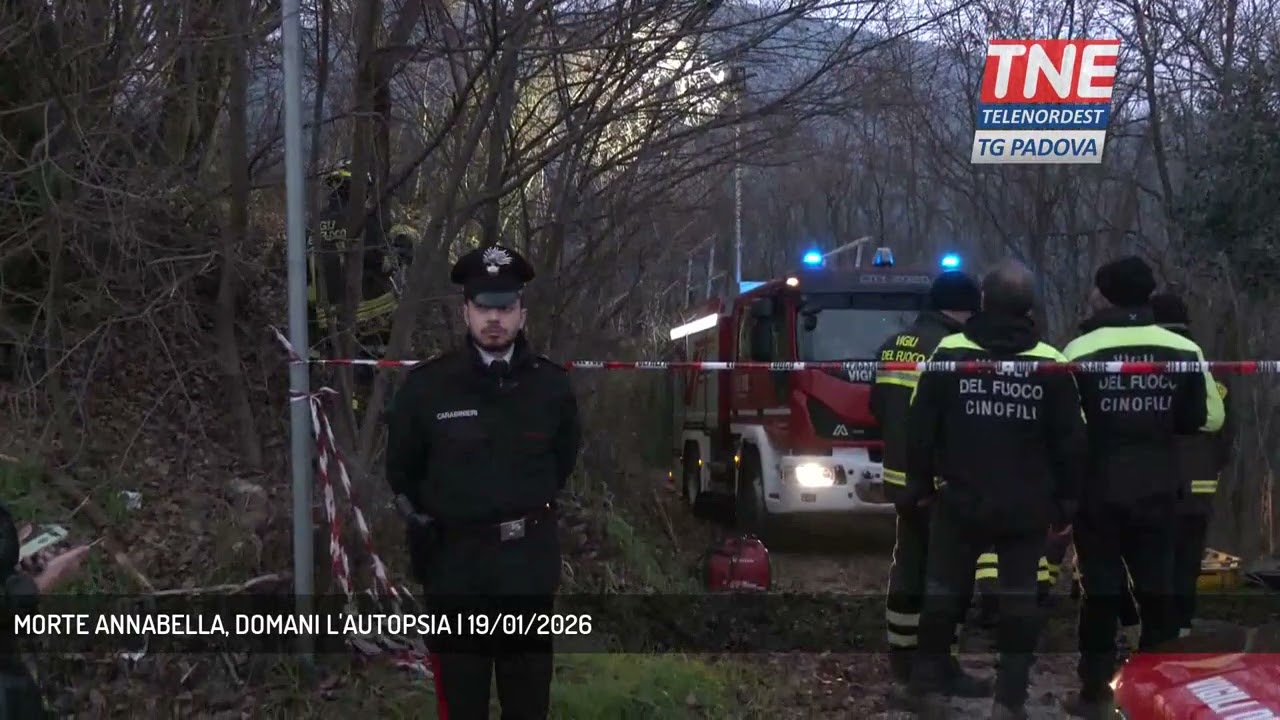 MORTE ANNABELLA, DOMANI L'AUTOPSIA | 19/01/2026