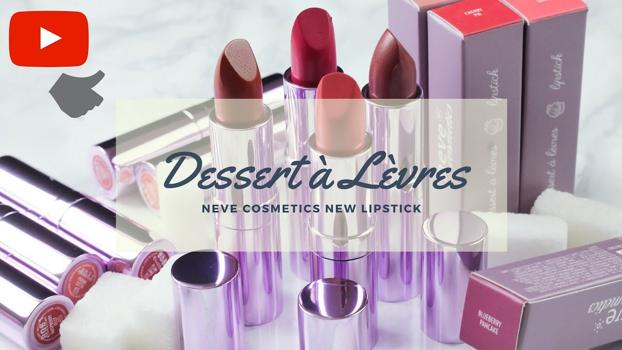 *NEW* DESSERT A LEVRES: swatch e prime impressioni sui rossetti NEVE COSMETICS 😍💄 | iTV