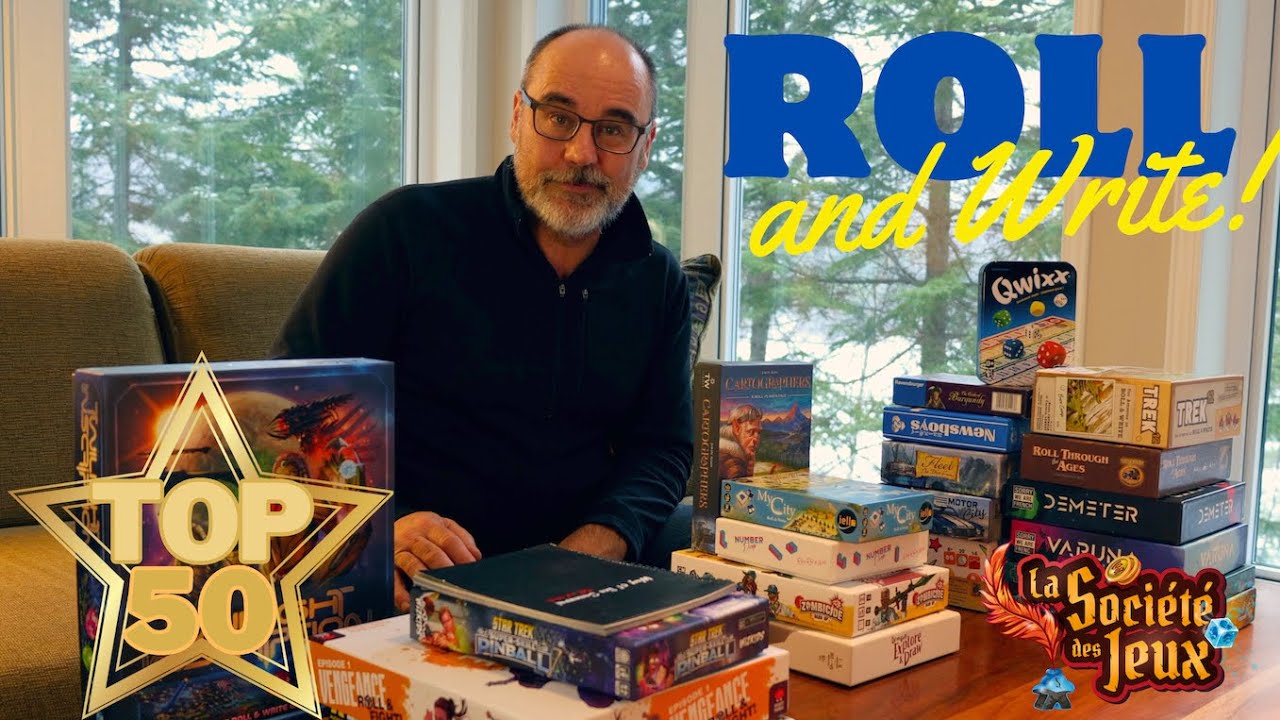 TOP 50 des Jeux de Roll & Write