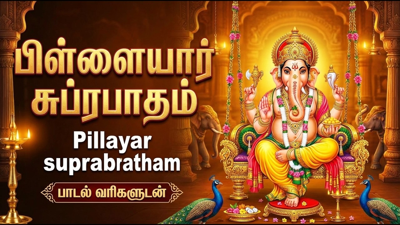 Pillayar Suprabatham Tamil 🙏 | Vinayagar Bhathi Padalgal | Lord Sri Ganesh Tamil Devotional Songs