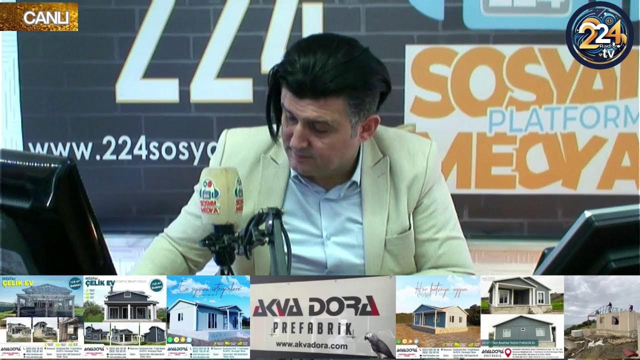 AKVA-DORA PREFABRİK KATKILARIYLA... Bir radyo Klasiği Vedat İlkan YILDIRIM'la GECE BOYUNCA yayında..