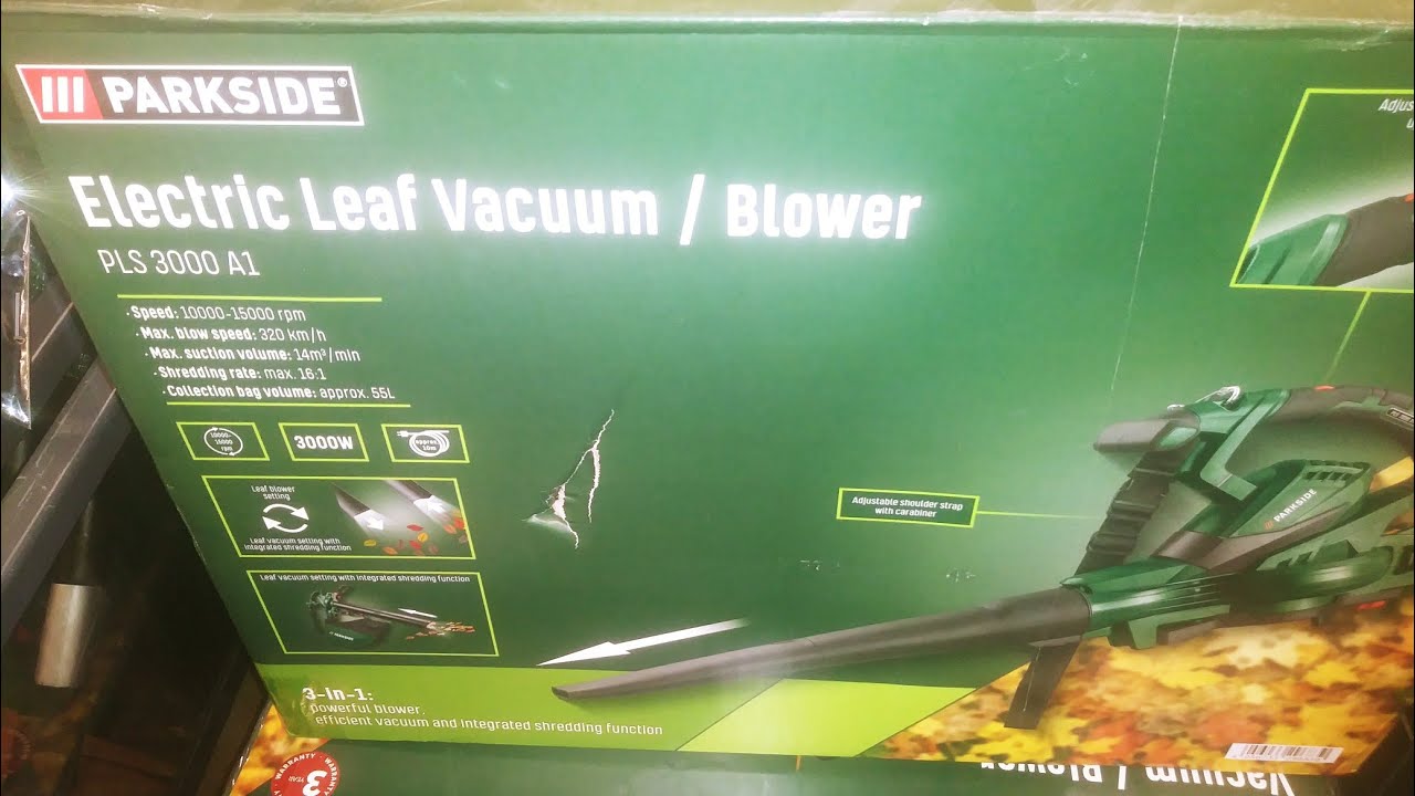 Parkside electric leaf vacuum/ Blower (pls 3000 A1)
