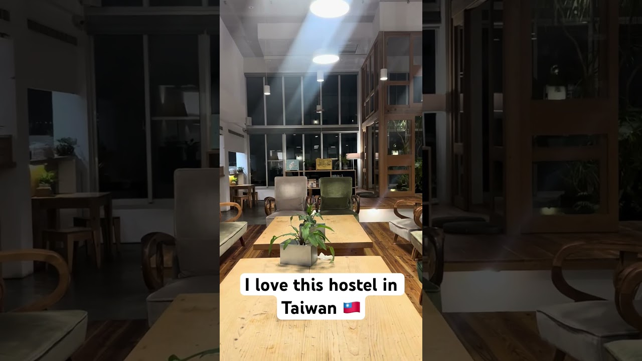 I love this hostel in Taiwan 🇹🇼