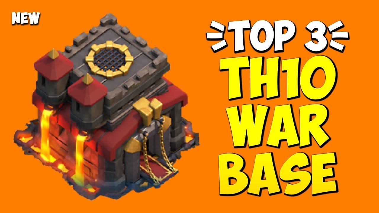 TOP 3 BEST TH10 WAR BASE 2022! Anti 2 Star Town Hall 10 War Base (CWL) | Clash of Clans #7