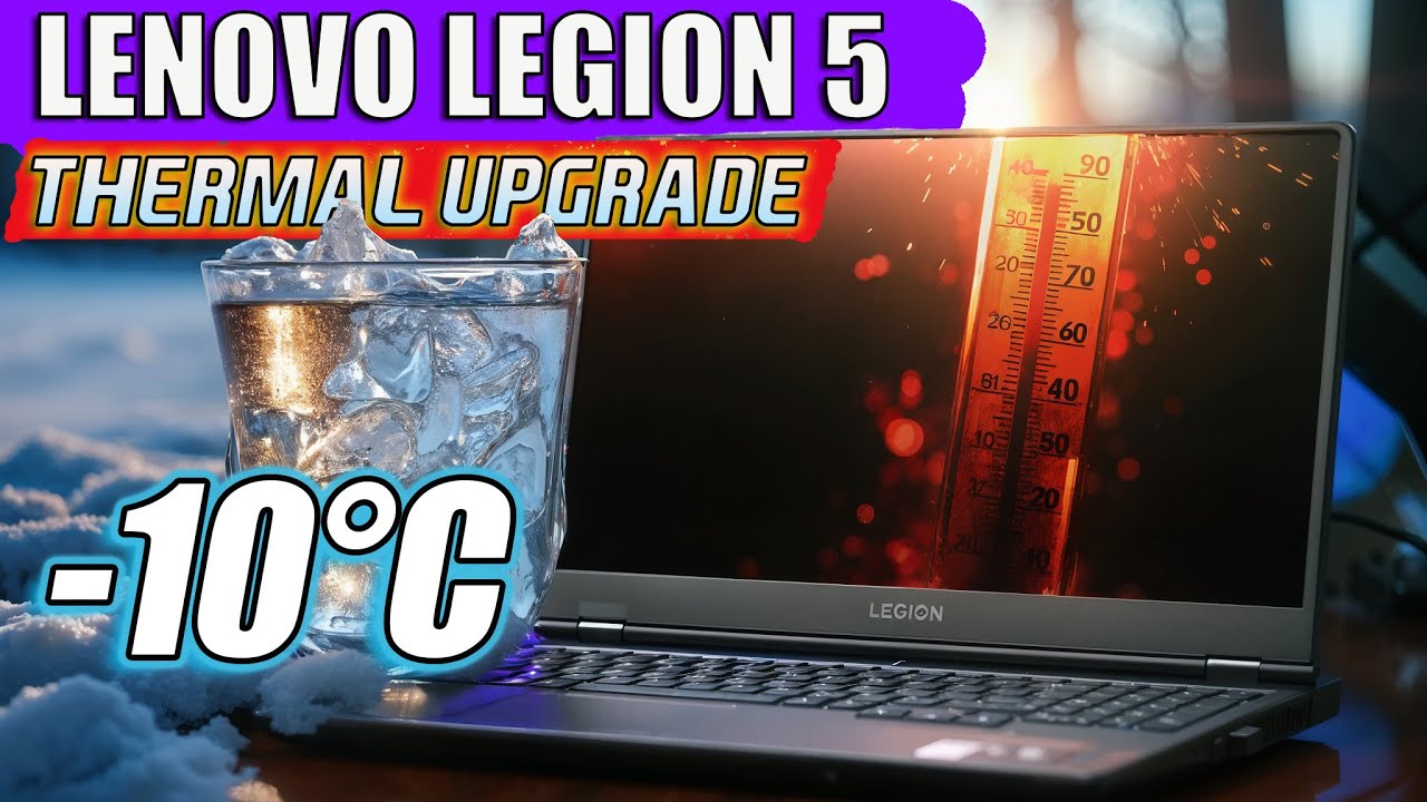 С 100°C до охлаждения ❄️ Улучшенная система охлаждения Lenovo Legion 5 PTM7950