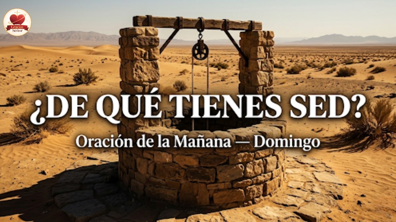Oración de la Mañana — DOMINGO — Señor, dame el agua que sacia de verdad