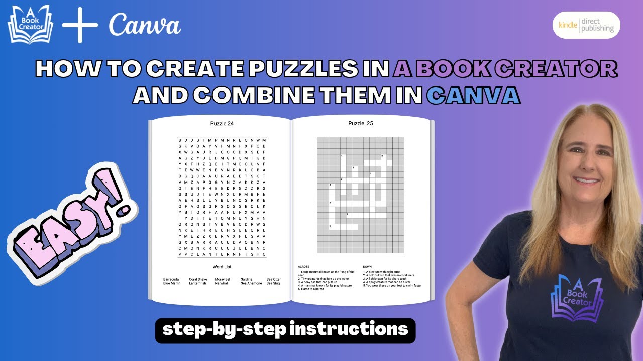 Quick & Easy Puzzle Book Creation with A Book Creator: Perfect Canva Imports Every Time!