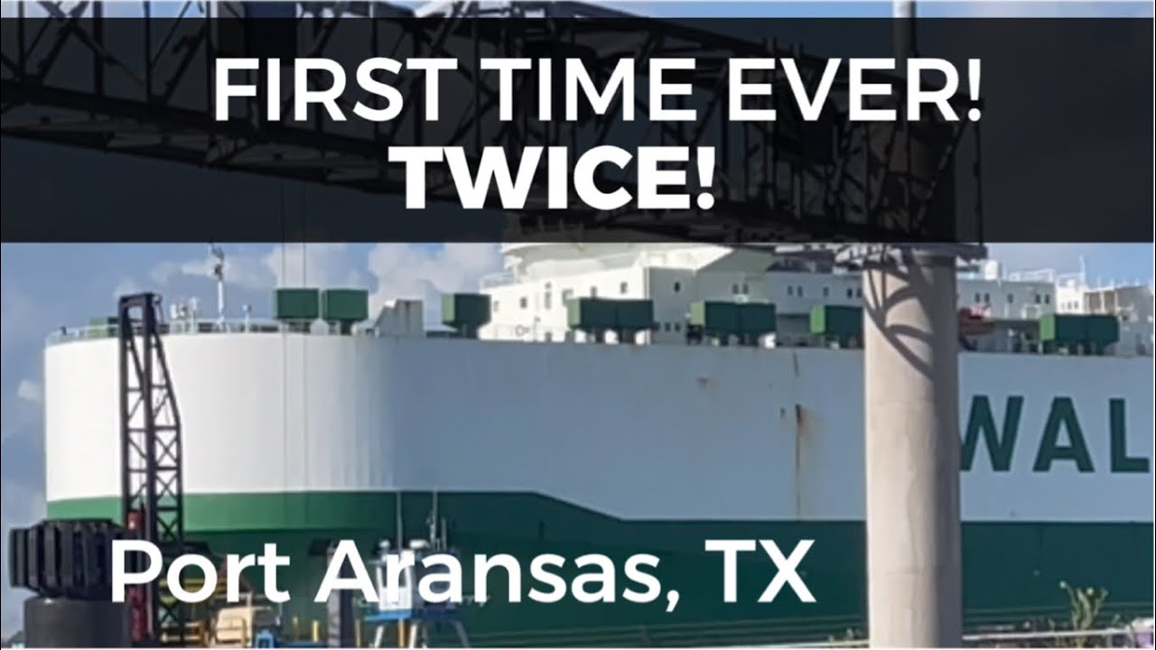 First Time Ever! Twice! Port Aransas, TX