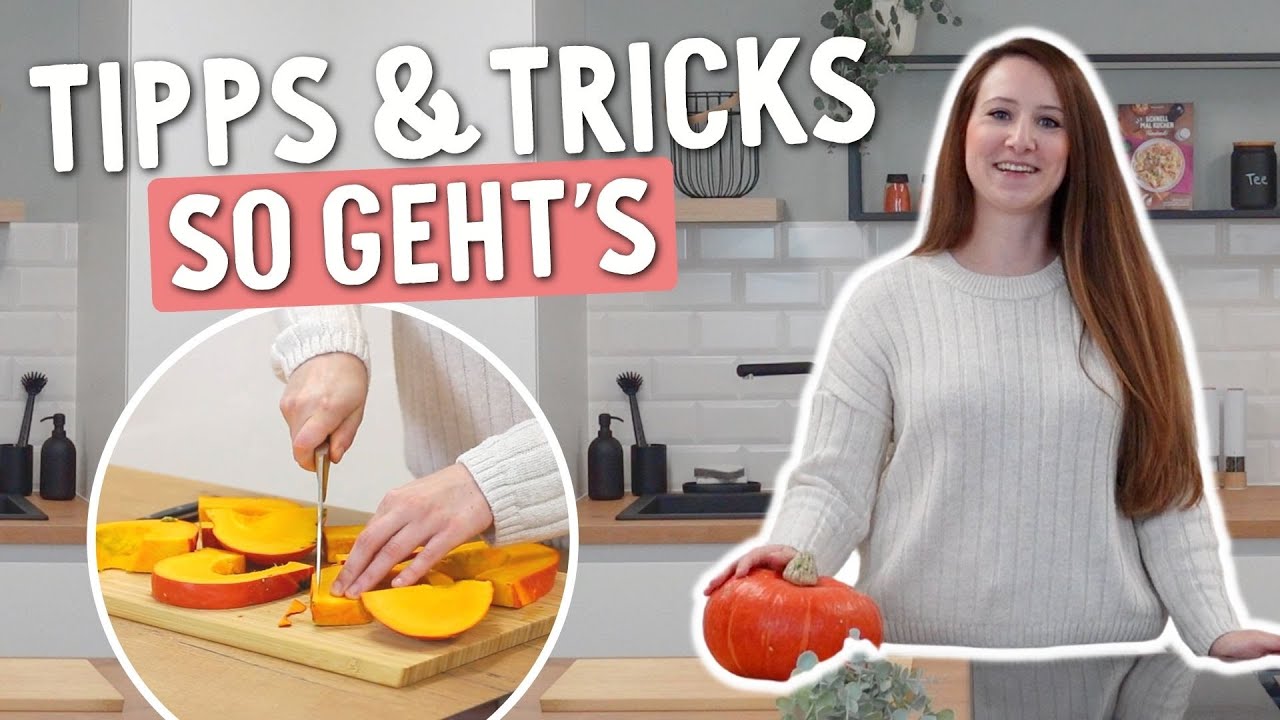 HOKKAIDO KÜRBIS schneiden, schälen & zubereiten » so geht’s! | Küchentipps