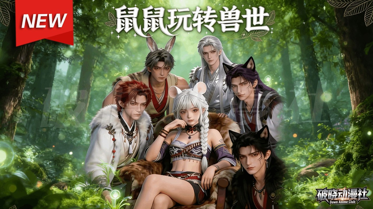 MULTISUB📢新番上线《鼠鼠玩转兽世》第1~77集丨意外穿进兽世，凭借现代智慧与系统奖励，在强者为尊的世界里立足，结识伙伴，帮助族群、守护家园，在冒险中成长蜕变！#漫剧 #破晓动漫社