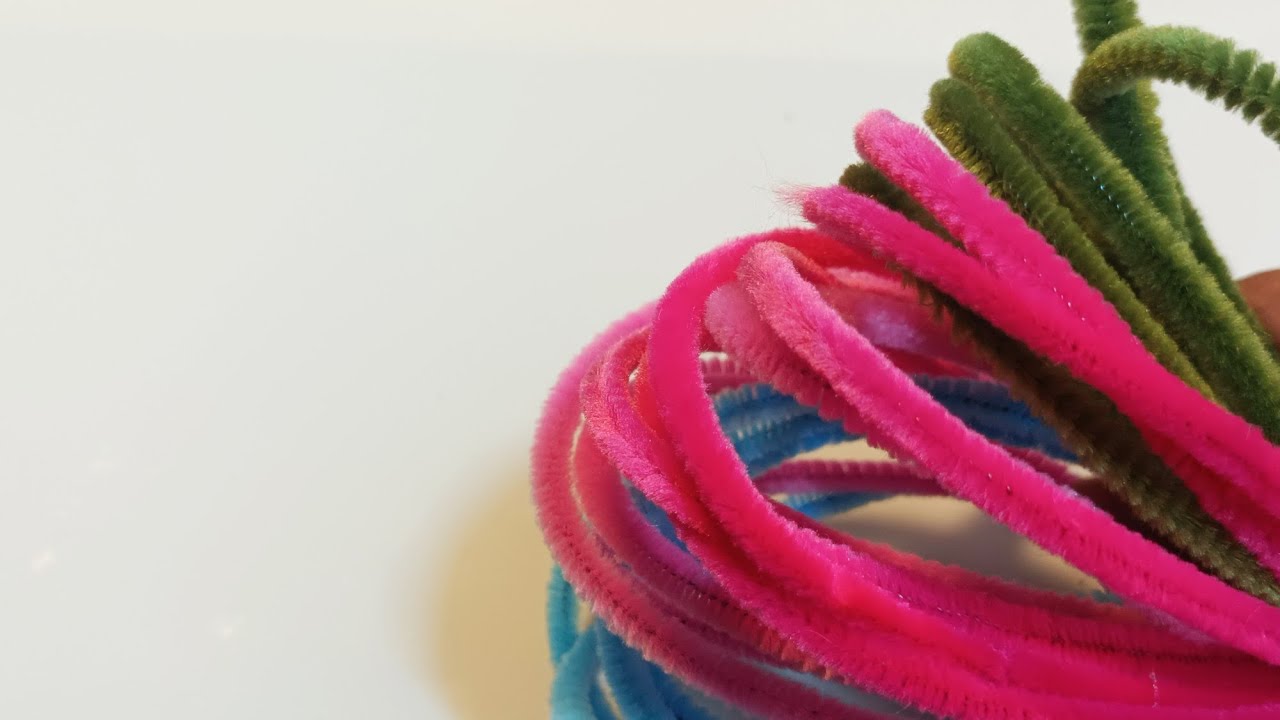 DIY How To Make Pipe Cleaner Flowers