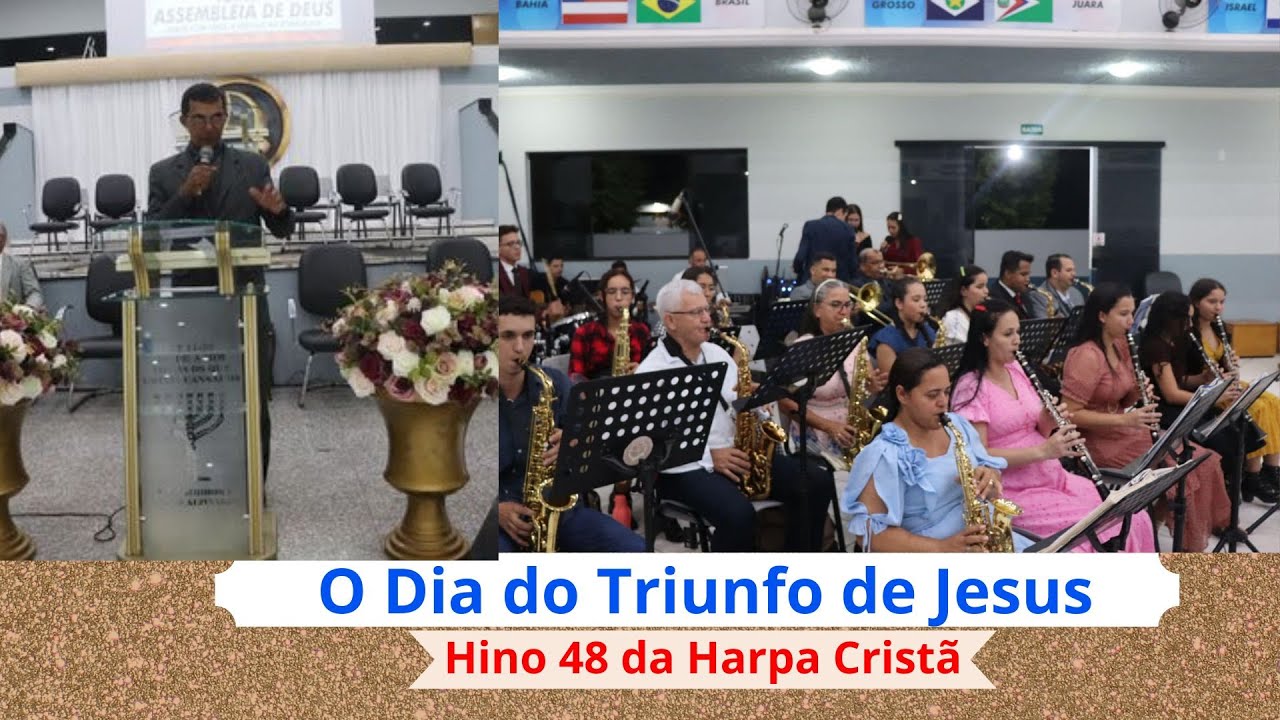 O Dia Do Triunfo De Jesus  - Hino 48 Da Harpa Cristã  tocado com a Banda de Música Harpa de Davi