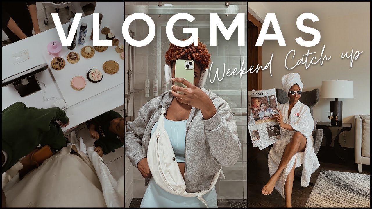 VLOGMAS DAY 9 - 13 | Staycation at the Marriott/ Trying out Crumbl Cookie