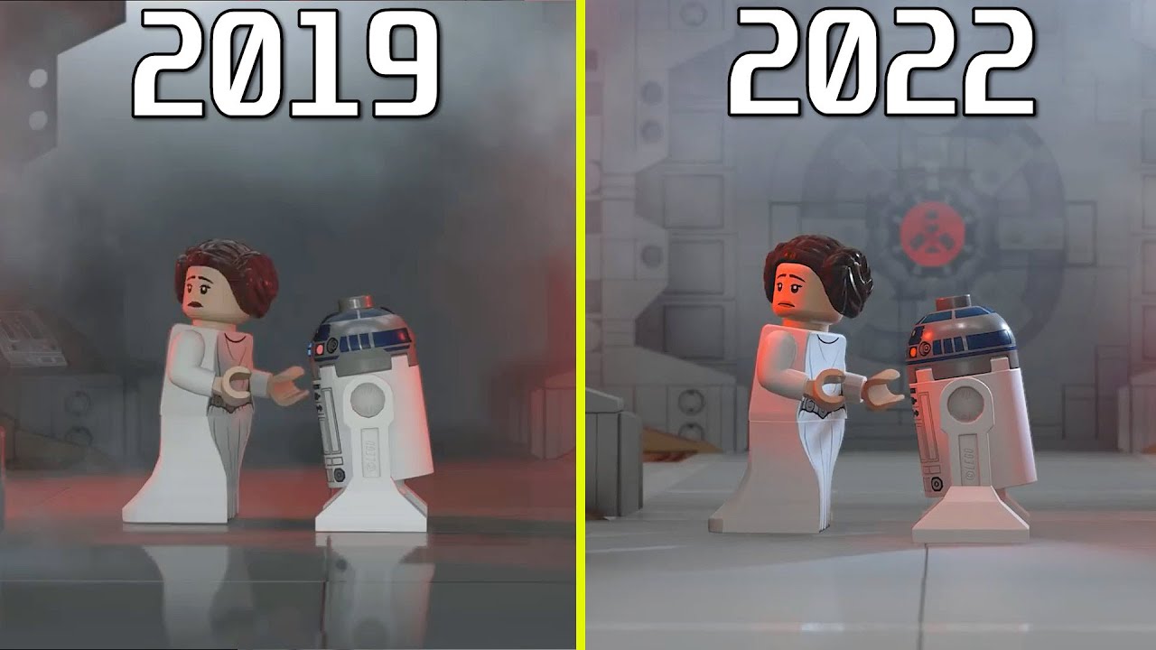 Lego Star Wars The Skywalker Saga 2019 vs 2020 vs 2021 vs 2022 Early Graphics Comparison