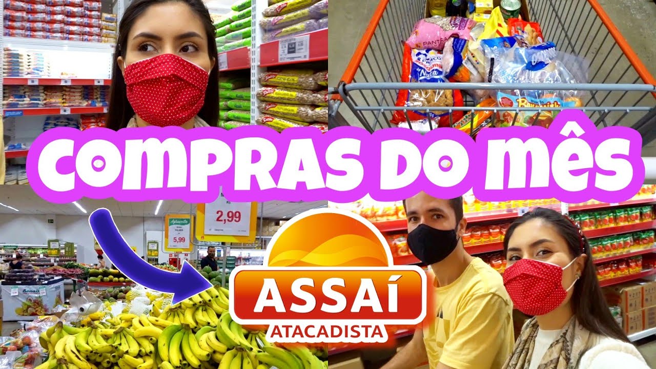 COMPRAS DO MÊS PELA PRIMEIRA VEZ NO ASSAÍ ATACADISTA | JULHO 2020 | VALEU A PENA? QUANTO GASTEI?