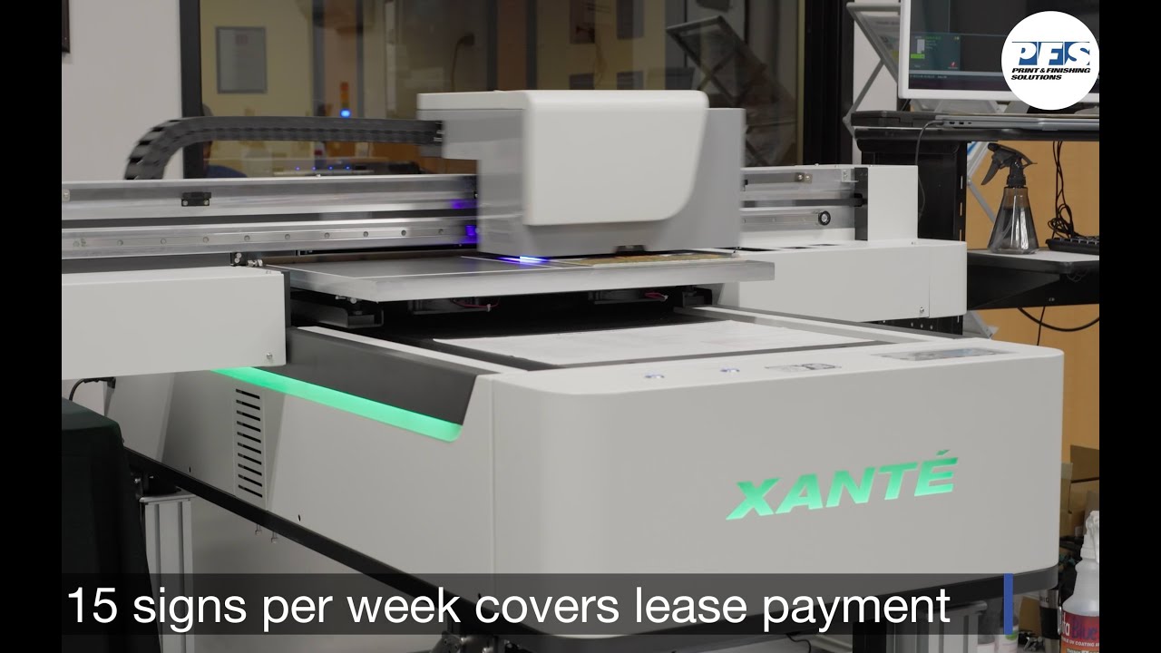 Xanté X-36 UV Flatbed Printer
