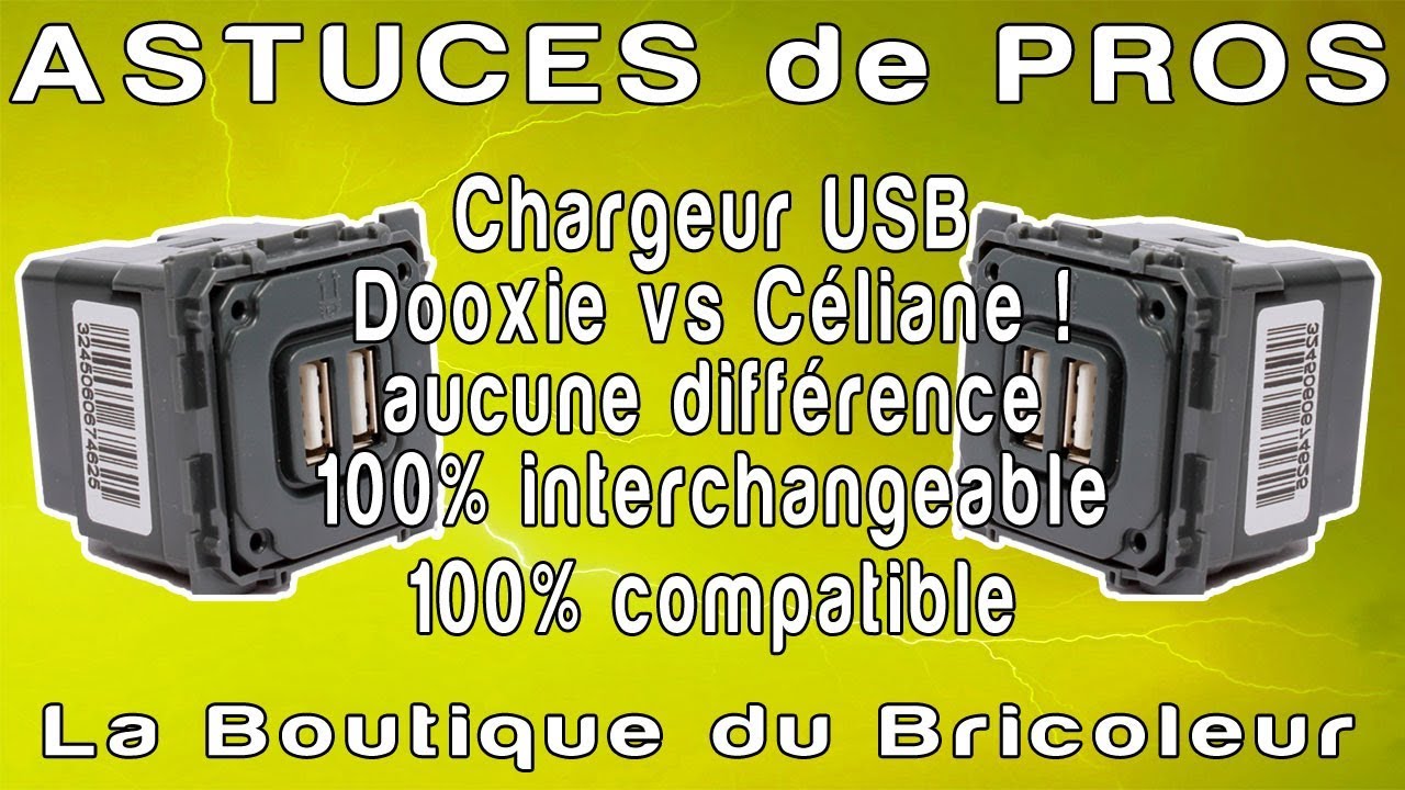 Dooxie versus celiane : chargeur USB le jeu des 7 erreurs... ou pas !