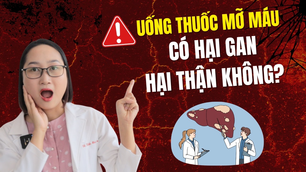 Dùng thuốc mỡ máu trong thời gian dài có ảnh hưởng gan, cơ, thận không?