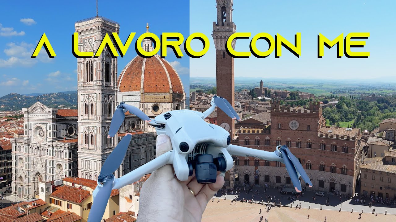 DRONISTA vieni con me, ti racconto del mio lavoro a SIENA e FIRENZE  🚁