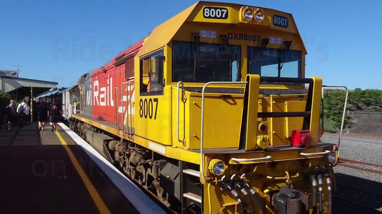 Ride New Zealand's Earthquake Railway aboard the Coastal Pacific (train) along the Kaikoura Coast