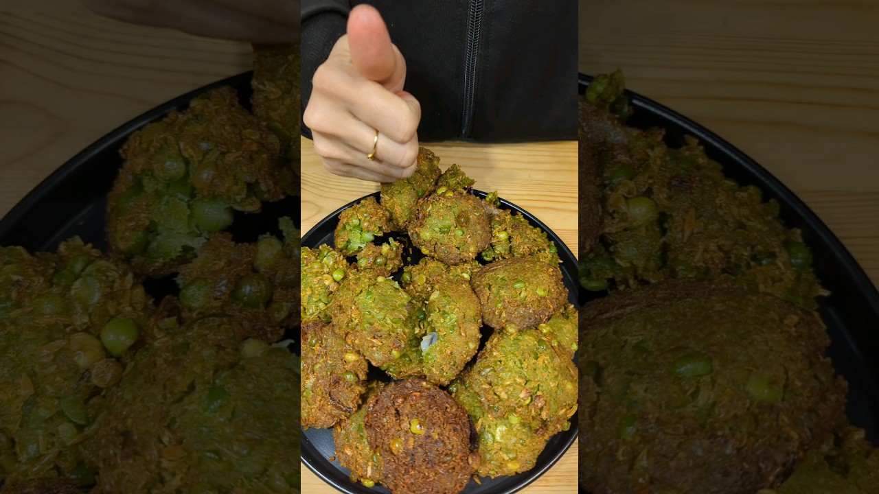Easy snack for Ramadan | Green peas vada #shorts #shortvideo #shortsvideo