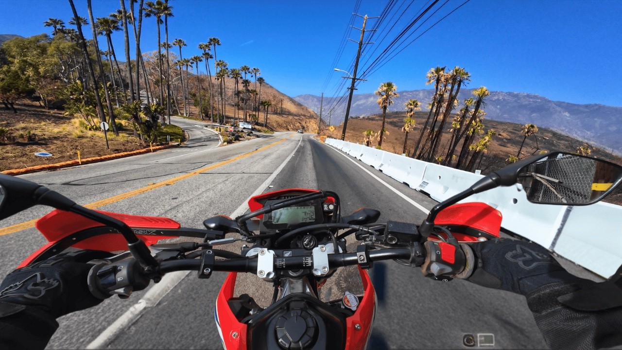 Riding my HONDA CRF300L from Malibu to Calabasas - POV Ride, Pure Sound [4K]
