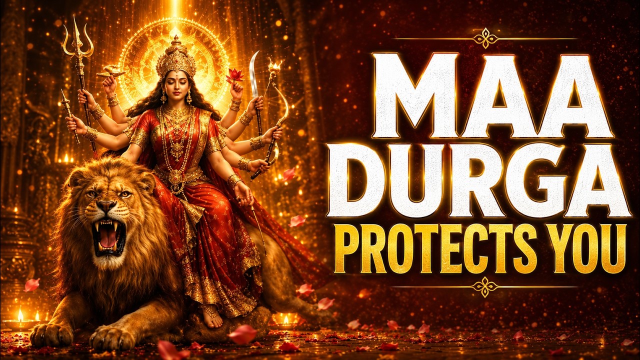 REMOVE FEAR & PROBLEMS | Durga Chalisa | Divine Protection of Maa Durga
