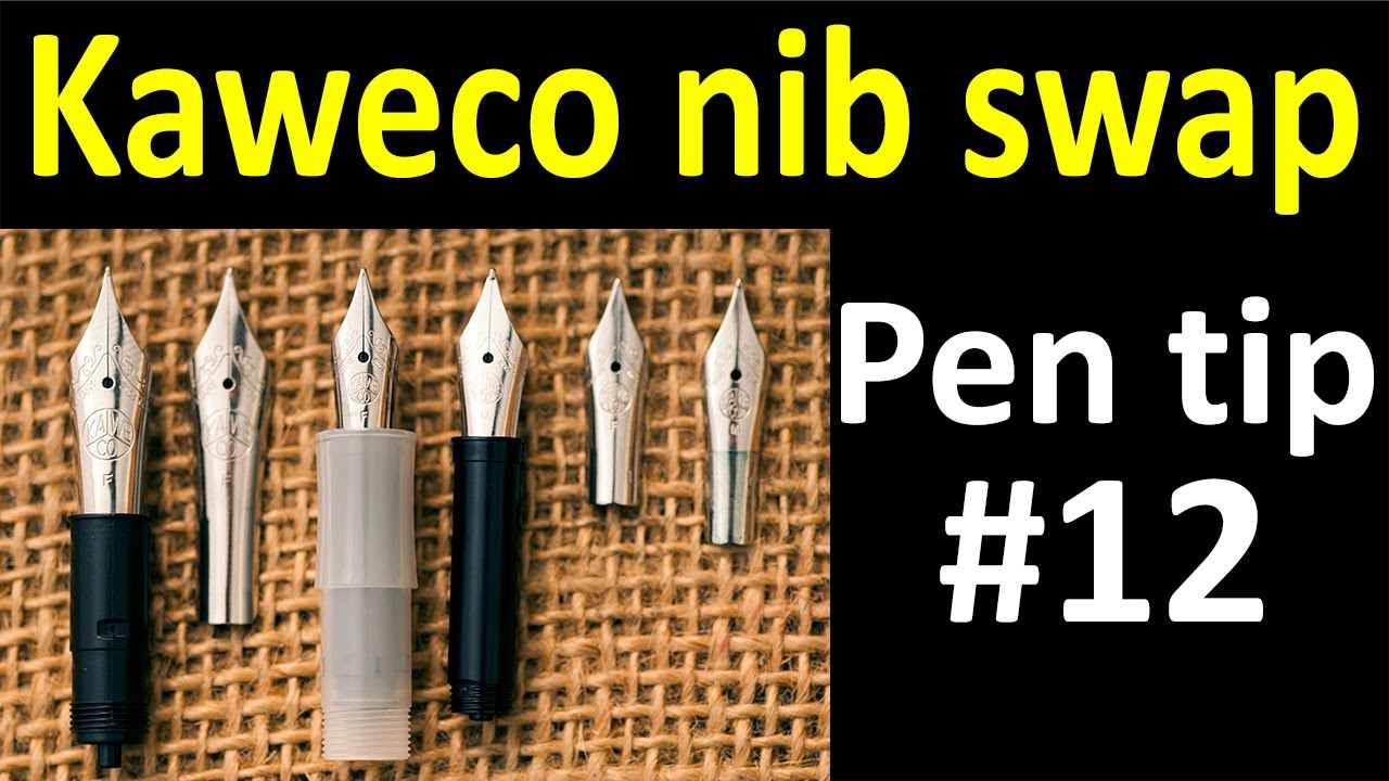 Наконечник ручки №12 — как заменить перья Kaweco