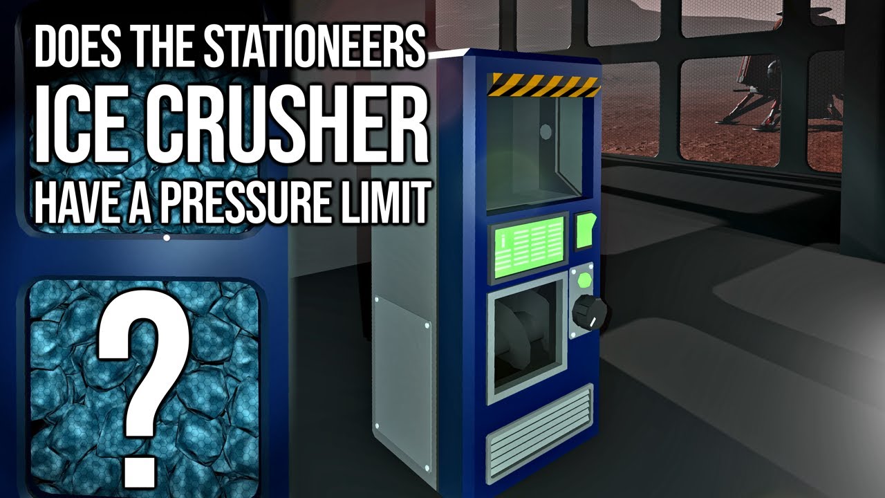 Does the Stationeers Ice Crusher have a maximum pressure limit?