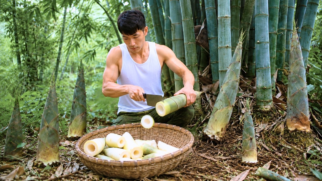 From Forest to Market: Harvesting Fresh Bamboo Shoots | Mr. Tinh's Life