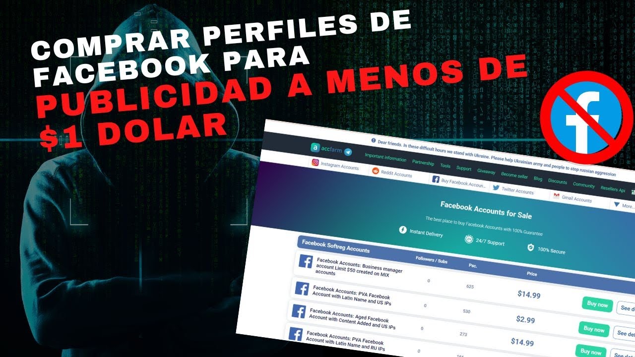 - D&oacute;nde comprar perfiles de Facebook Para publicidad a menos de $1 dolar