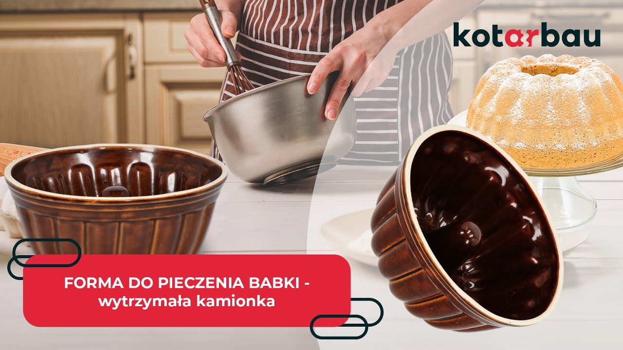 FORMA DO PIECZENIA BABKI FI 27 CM  KAMIONKOWA Z KOMINEM – Idealna do pysznych wypieków | Zobacz