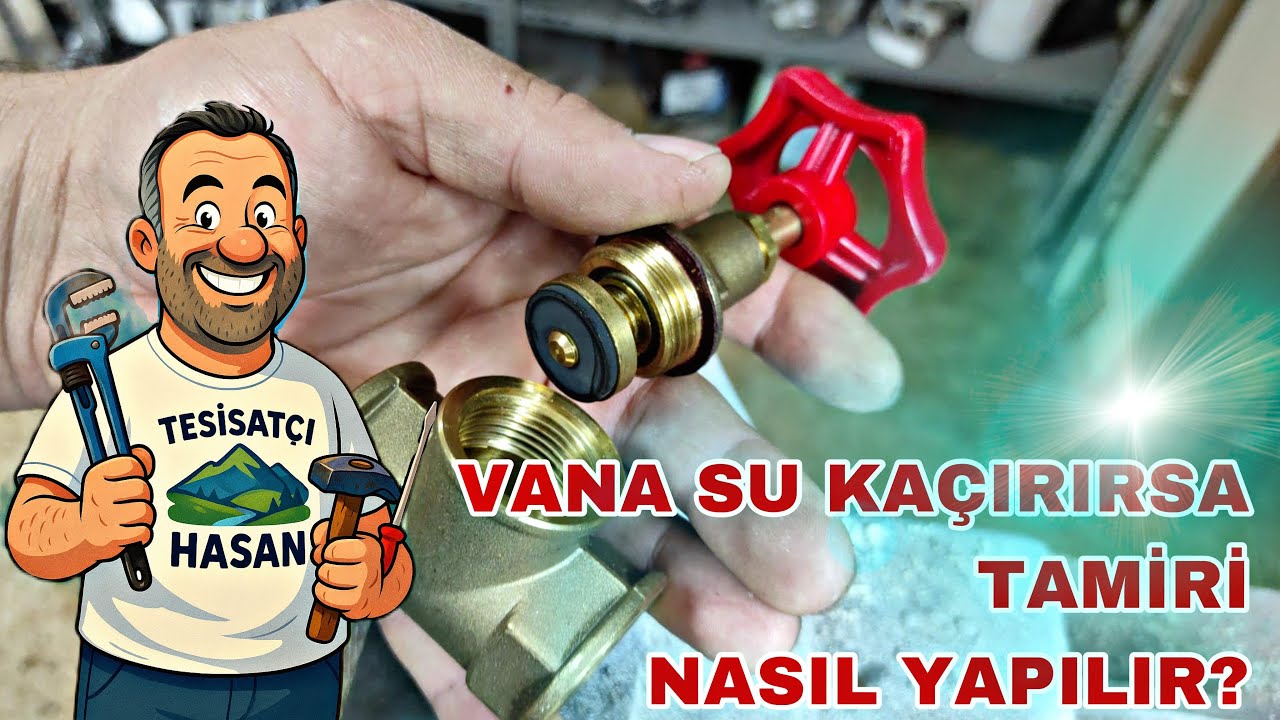 SUYU KAPATMAYAN VANANIN TAMİRİ VANANIN BAŞLIĞI BOŞA DÖNÜYORSA