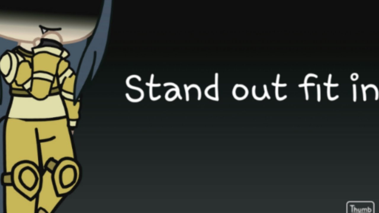 Gacha life||Stand out fit in||GLMV