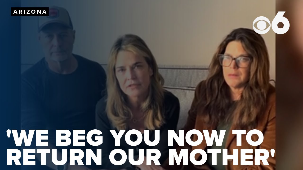 Pleading for mother's safe return