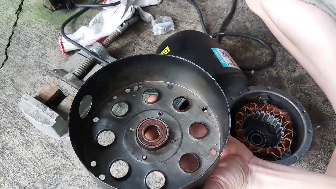 Hướng dẫn sửa chữa quạt công nghiệp bị mòn lỏng cốt và thay vòng bi -bạc đạn - HOANGAN-YOUTUBE