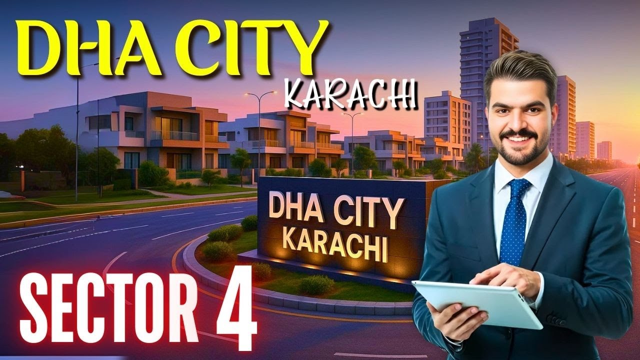 DHA City Karachi Sector 4 Development Tour 2025 | Affordable Plots for Sale | 300, 500, & 1000 Yards