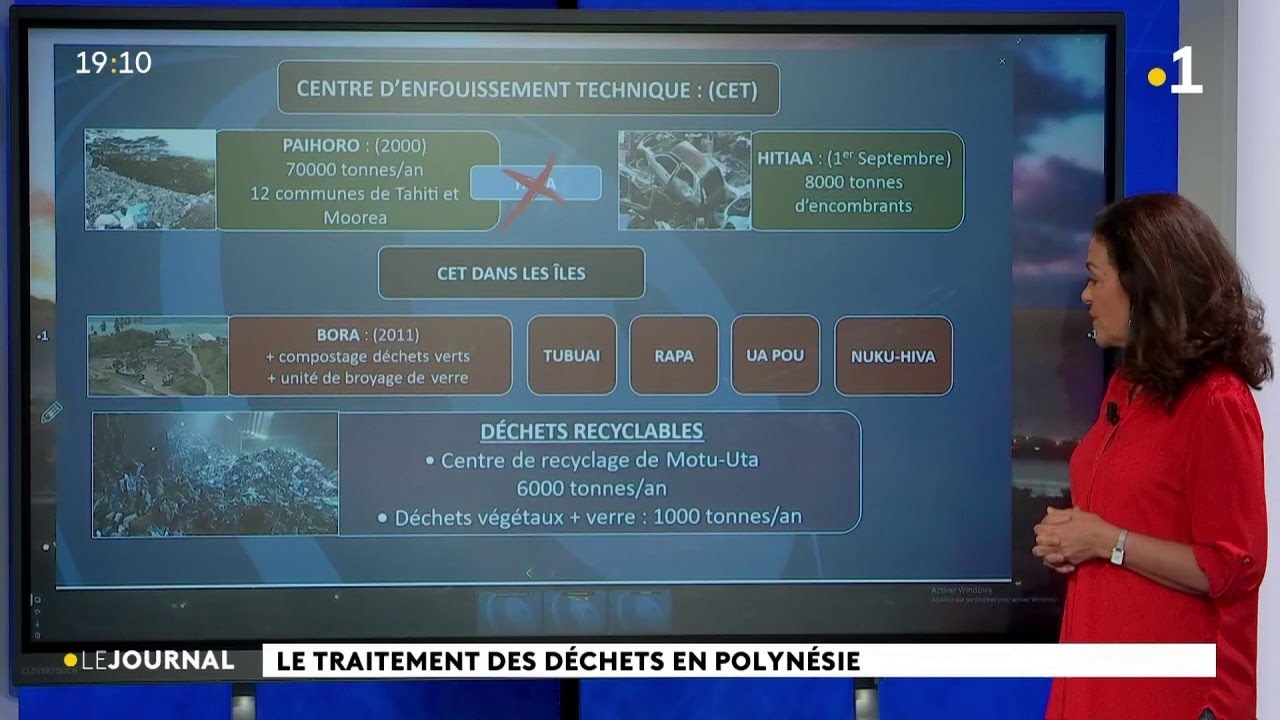 Le traitement des déchets en Polynesie